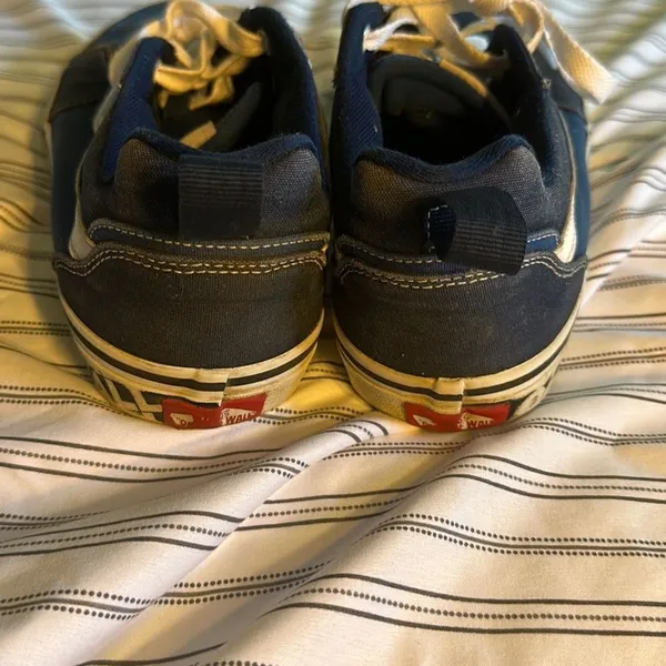 Vans Skate Shoes Blue Size 8 - Image 2