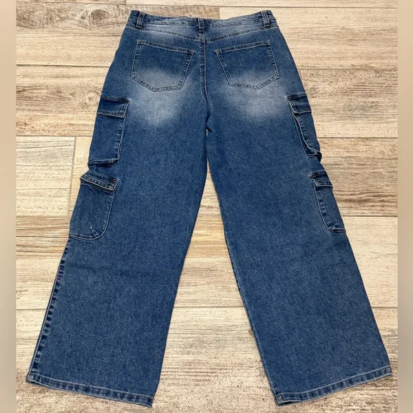 Love Cult Denim Cargo Jeans - Image 6