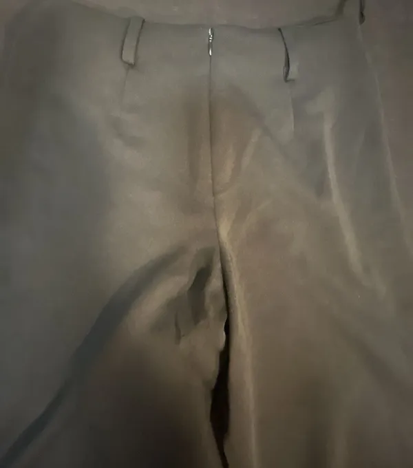 White Fox Women's Black High Waisted Dress Trousers Size M - Image 6