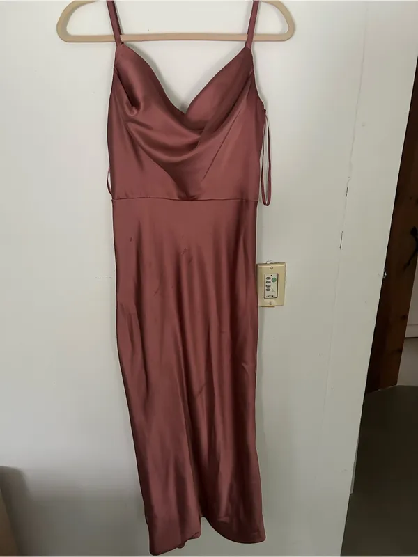 Reverly Skye dress copper rose 8 satin - Image 3