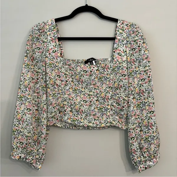 Lulus Even Sweeter Floral Print‎ Crop Top Xsmall - Image 11