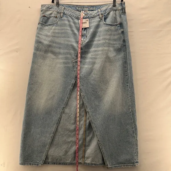 American Eagle‎ Maxi Jean Skirt Blue 20 - Image 11