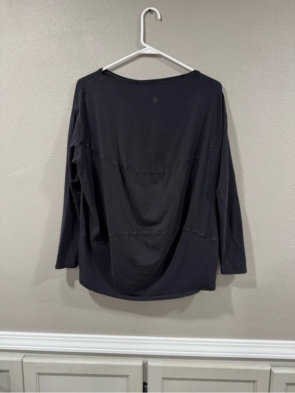 Lululemon Back in Action Long Sleeve *Rulu Black - Image 3