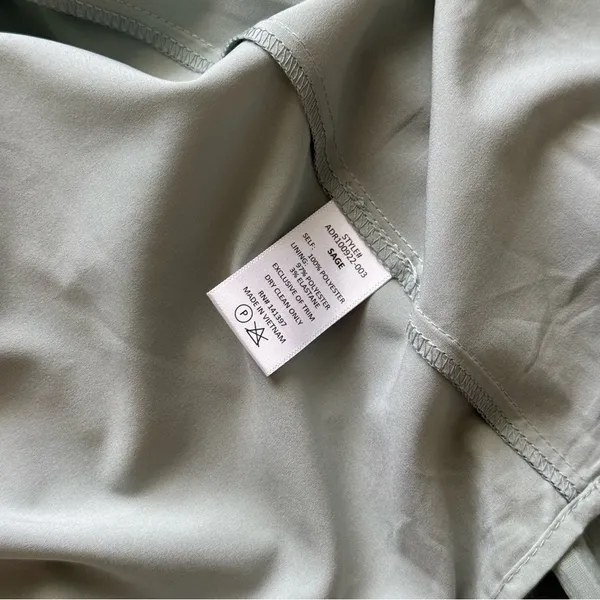 Sage green milkmaid dress - ASTR - Image 7