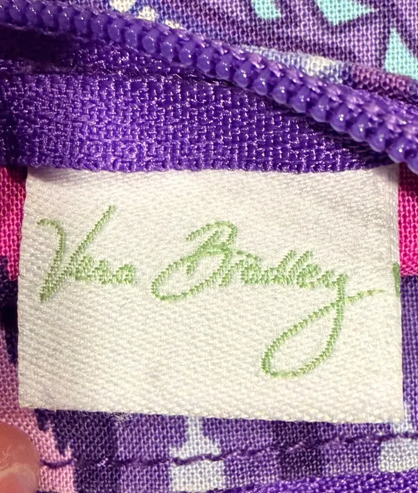 Vera Bradley | Lilac Tapestry, zip ID case.  - Image 10