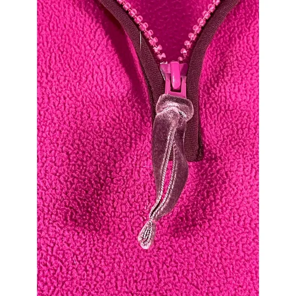 Old Navy Women’s Small 1/4 Zip Fleece Pullover Jacket Pink Magenta Holiday 2007 - Image 7