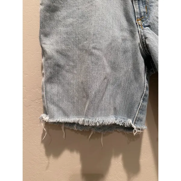 Vintage Cinch Denim Cut Off Distressed High Waist Shorts‎ Size 31 Western Jorts - Image 6