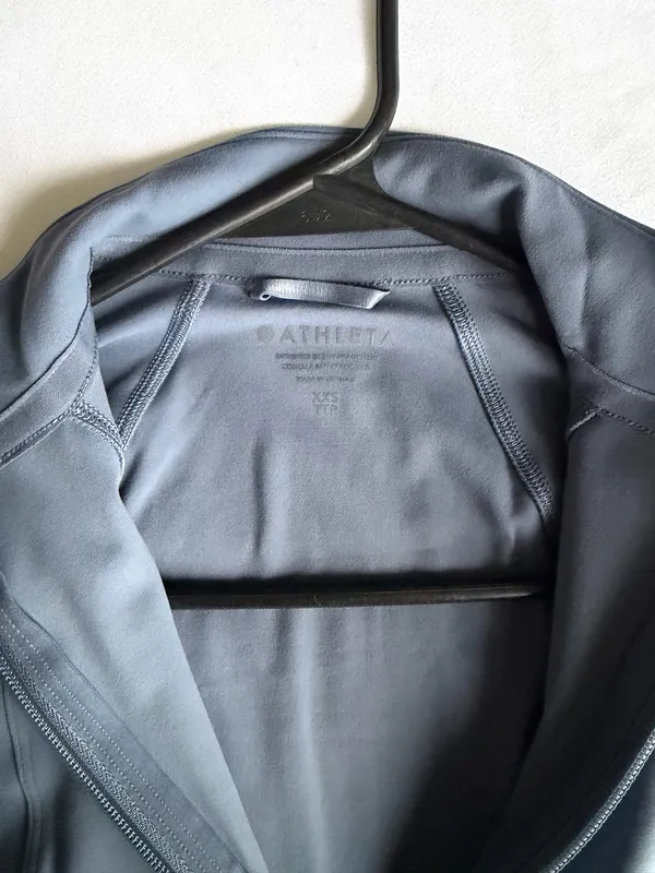 Athleta Zip-Up Jacket Blue - Image 5