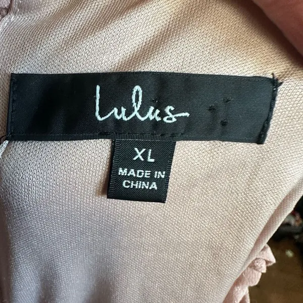 Lulu’s Vacation Days black collared button down XL shirt dress - Image 3