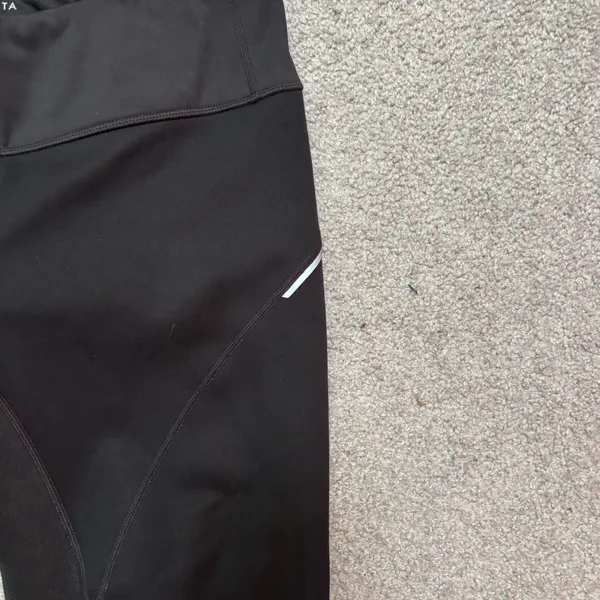 Athleta Women’s Black Running Leggings with a Reflective Details - Image 2