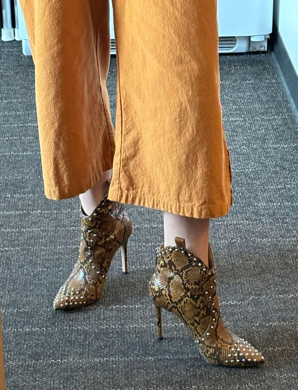 Jessica Simpson Snake skin boots heels - Image 6