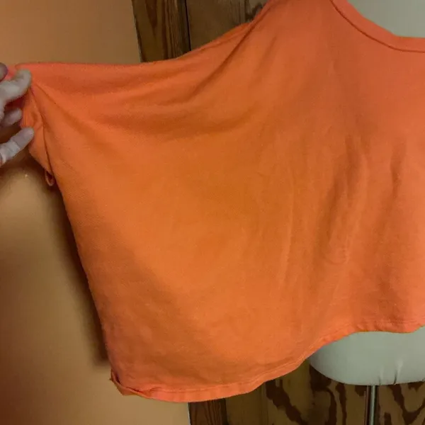 Bucket List Orange Slouchy poncho top - Image 5