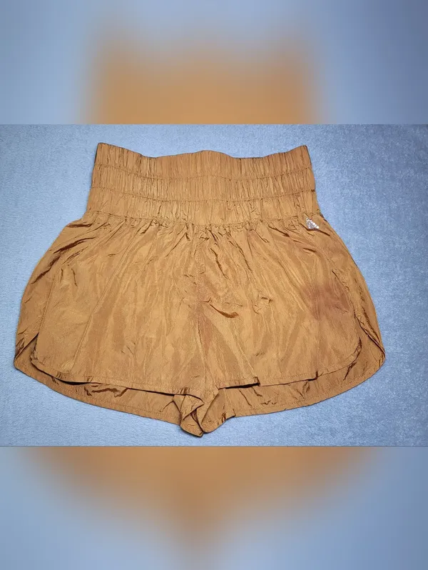 FP Movement The Way Home Shorts Honey Mallow Gold Bronze 2" Size L - Image 5