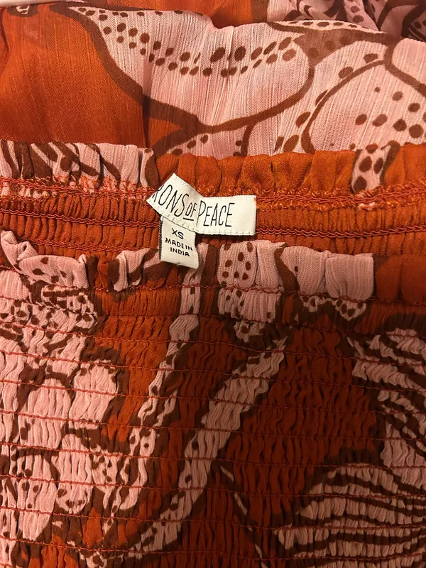Maxi dress Orange Size XS - Image 2