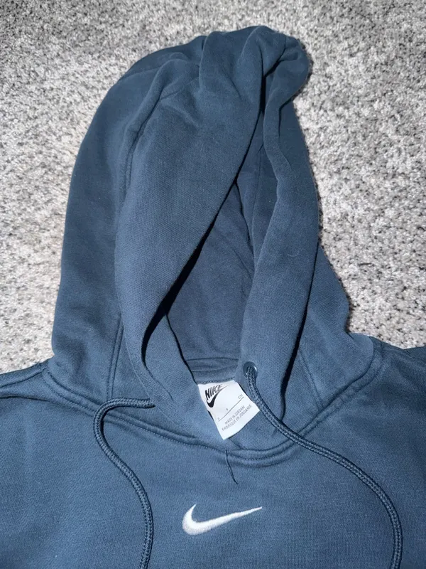 Nike Navy Blue Hoodie - Image 3