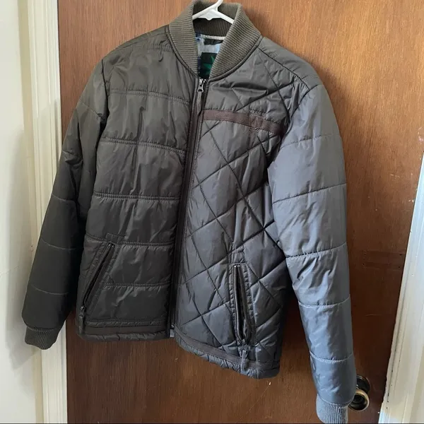 Volcom bomber jacket olive - Image 6