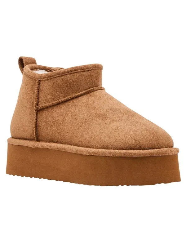 Madden Girl Brave Platform Cozy Bootie BRAV02J1 Tan Brown 9.5M - Image 11