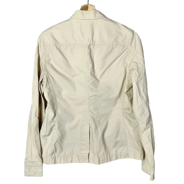 Gap Cream Off‎ White Utility Button Down Jacket M - Image 2