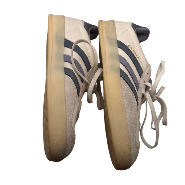 Adidas 5.5 WhiteNavy Blue Sneakers Retro Athletic Casual Shoes Women's College - Image 7