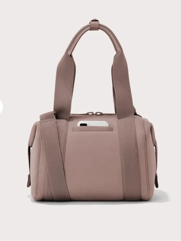 Dagne Dover Landon Neoprene Carryall Bag Dune Mauve - Image 3
