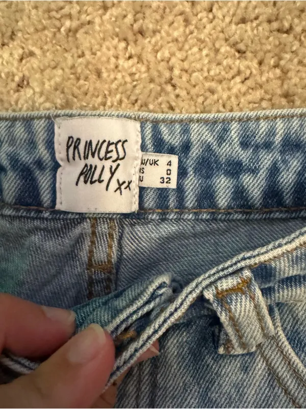 Princess Polly Anne Denim Shorts - Image 6