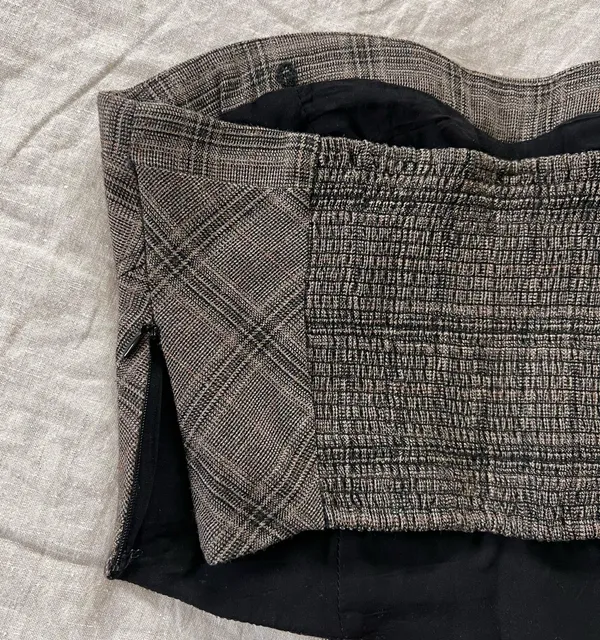 Free People Plaid Tube Top - Image 5