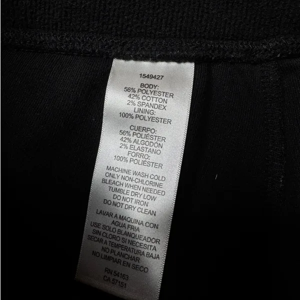 Marc New York Black Ribbed Joggers Small Clean Girl Athleisure - Image 8