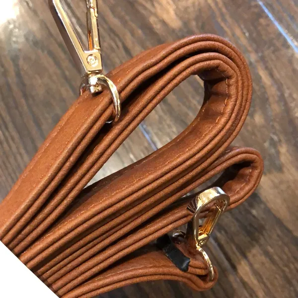 Bag tote strap in caramel new - Image 3