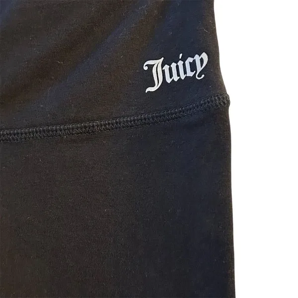 Juicy Couture Women's Black Leggings Size S Activewear‎ Mid Rise - Image 5
