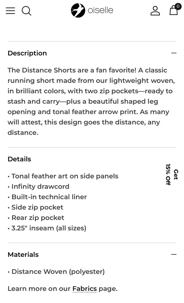 Oiselle Shorts - OG Distance Shorts - Image 3