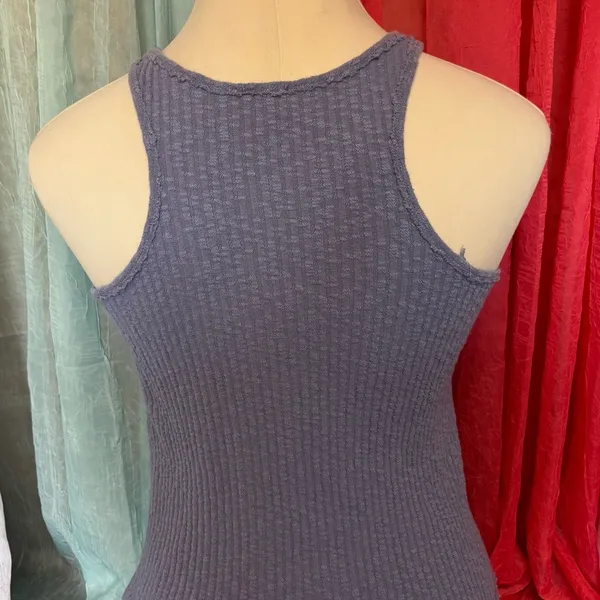 Buckle Women's Sleeveless Ribbed Top - light blue - Image 2