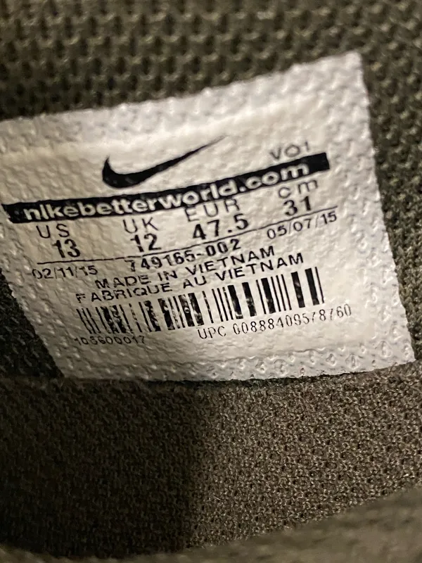 Mens Nike Flex Supreme Tr 4 Black Green Nike Flex Shoes Size 13 - Image 7