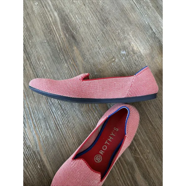 Rothy's Loafer Lollipop Red Retired Print RARE Round Toe Flats womens 7 - Image 2
