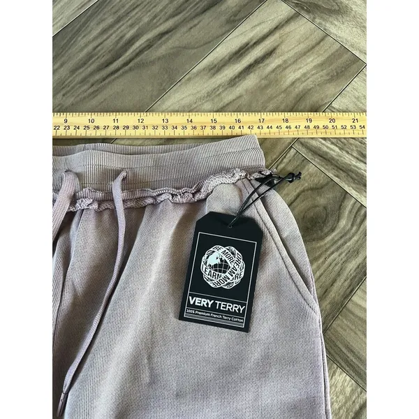 ALPHALETE WOMEN'S Terry Oversized Jogger- Rose Quartz ,size Small - Image 8