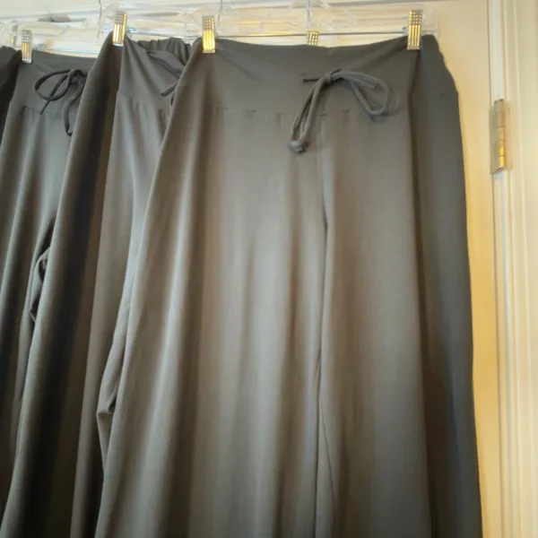 Showitty Set/3 Wide Leg Lounge Pants High Waisted‎ Drawstring Yoga Trousers XL - Image 5