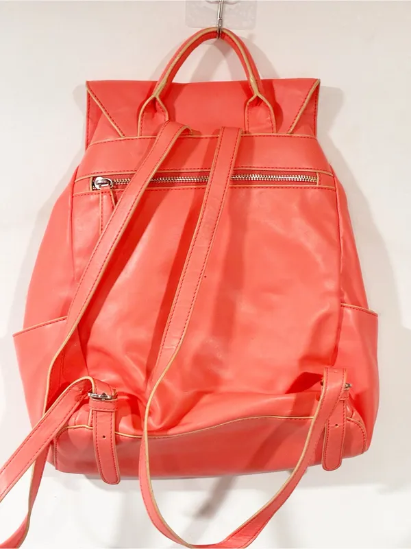 Vera Bradley Coral Drawstring Backpack Handbag - Image 3