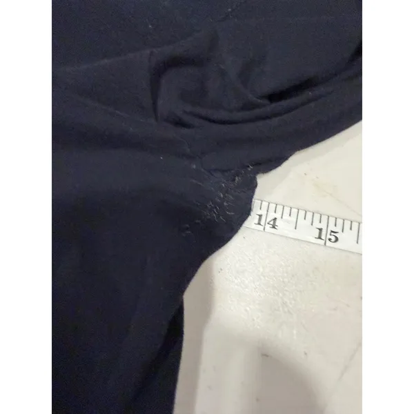 Kristensen Du Nord Top Women Size 6 US Black Long‎ Sleeve Raw Hem Minimalist - Image 6