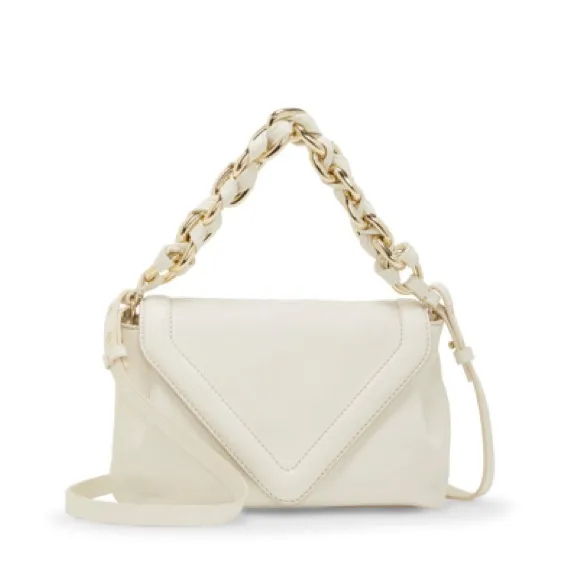 Vince Camuto Lyona creamy white leather crossbody bag - Image 8