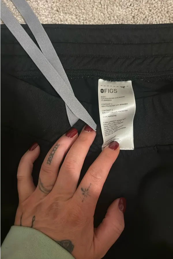 Scrub FIGS Jogger Pants black petite xl  - Image 2