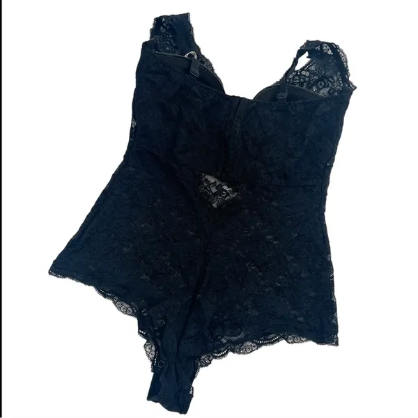 Intimissimi‎ Eleonora Lace Bodysuit Black 38C Size undefined - Image 7