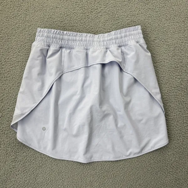 Lululemon Hotty Hot Skirt Skort High Rise Pastel Blue Athletic Women's 10 Tall - Image 2