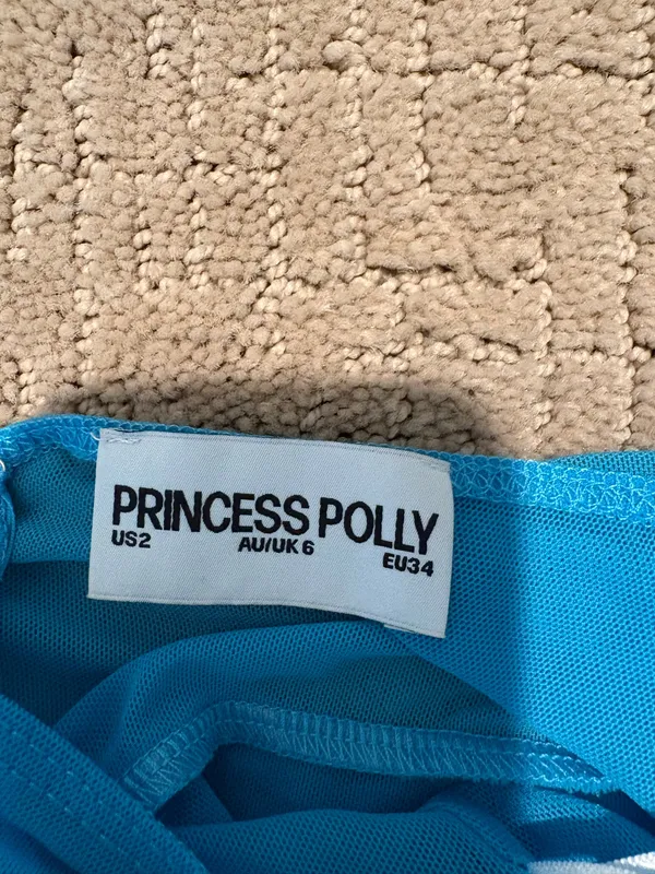 Princess Polly Dress Mini Blue - Image 3