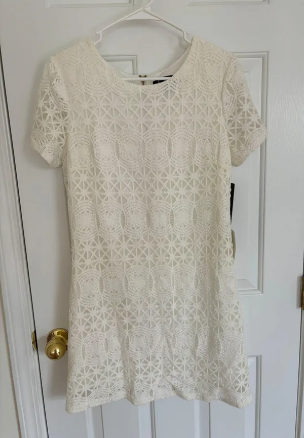 Lulu’s love you for eternity white lace dress - Image 5