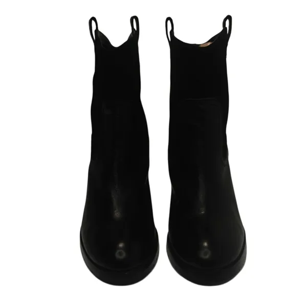 Black leather Western Boot sz 8.5 - Image 2