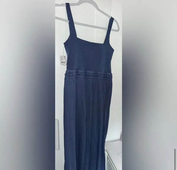 NWT Free People Movement Inbound Onesie In Midnight Navy $128 MSRP New with tags - Image 15