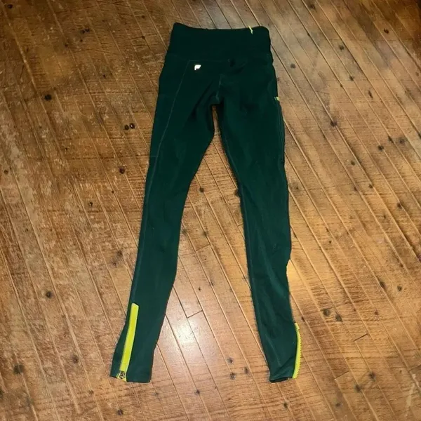 Fabletics Motion 365 green athletic XXS high impact leggings - Image 3