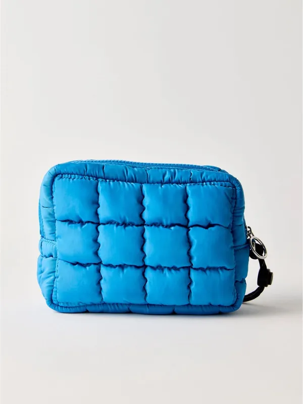 Free People Quilted Mini Case Powderline Blue nwt - Image 2