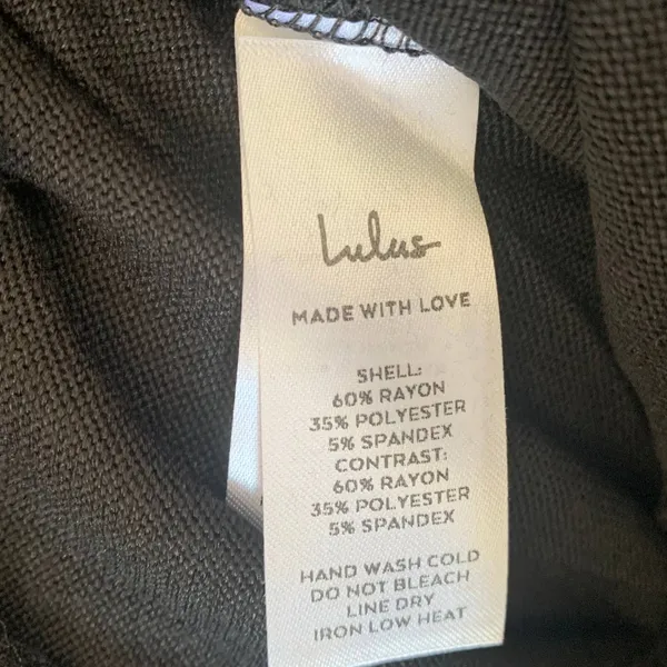 NWT Lulu's‎ Drawstring Flare Lounge Pants in Black - Image 8