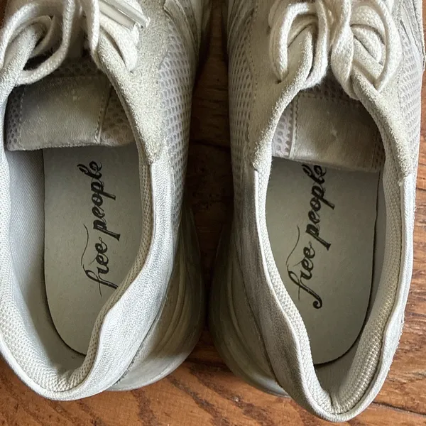 Free People Let’s Wander Washed Shoe Sneaker Womens Size 39 US 8.5 Gray - Image 9