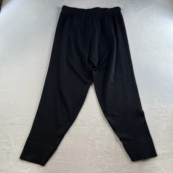 Gymshark L Large Joggers Pause‎ Black Baggy Elastic Waist Ribbed Oversized Relax - Image 9